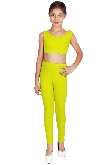 LEGGINS DANZA LYCRA GIALLO BAMBINA